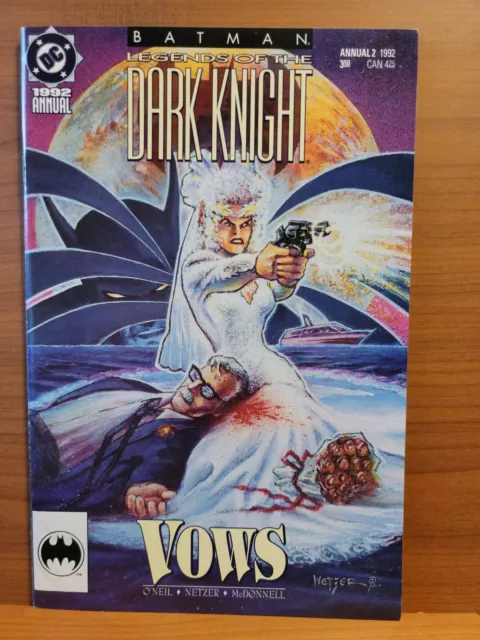 Batman: Legends of the Dark Knight Annual #2 VG  DC 1992  Vows