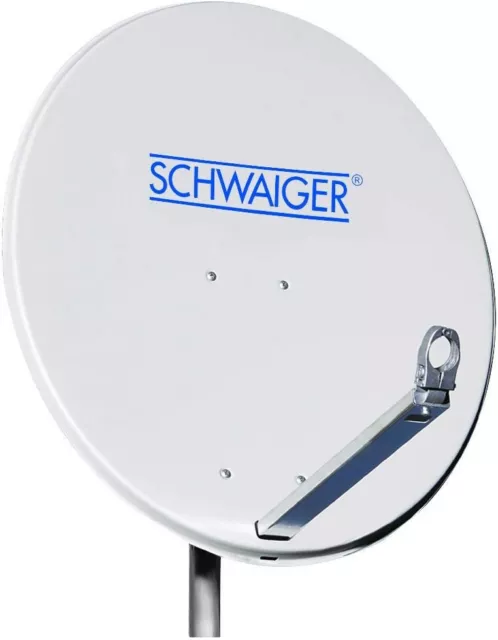 Schwaiger SPI621.0 Aluminium - Gris Clair Offset Antenne Parabolique TV