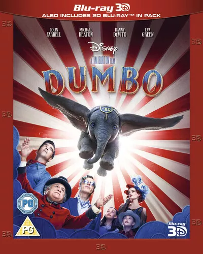 Dumbo (Blu-ray) Deobia Oparei Sharon Rooney Joseph Gatt Nico Parker (UK IMPORT)