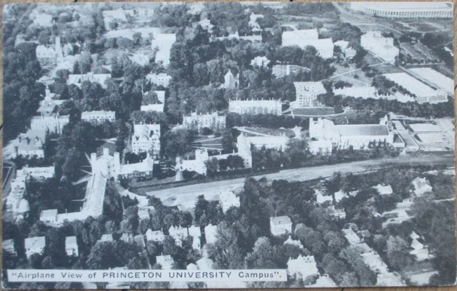 Princeton, NJ 1915 Postcard: Princeton University Campus-Aerial View- New Jersey