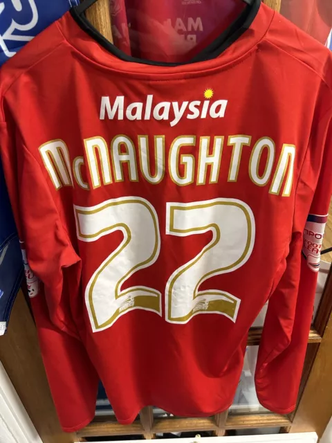 mens football shirt Player Issue (wrong Number Kitroom Error) Cardiff City