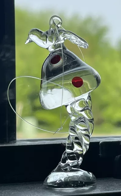 Mini Mushroom & Bird Car Charm, Glass Suncatcher, Auto Rearview Mirror Accessory