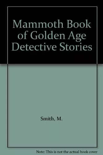 Mammoth Book of Golden Age Detective Stories Paperback Book The Fast Free