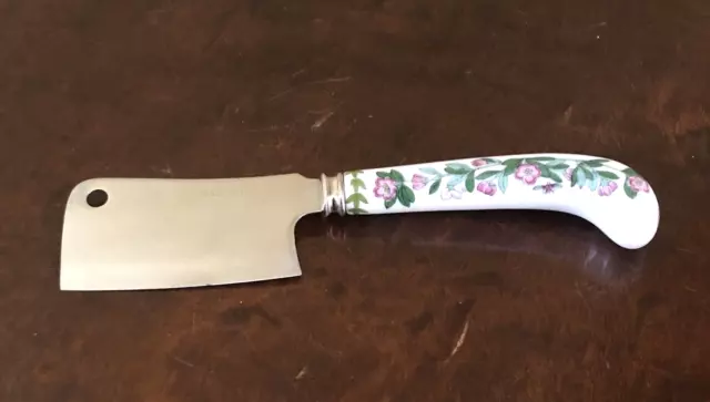 Cuchilla de queso con mango de porcelana jardín botánico Portmeirion
