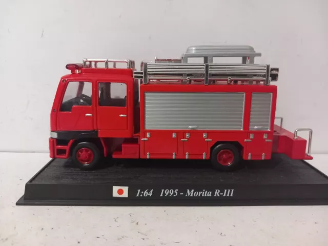 Fire engine diecast display 1:64 Scale 1995 Morita R-III Japan Emergency Truck