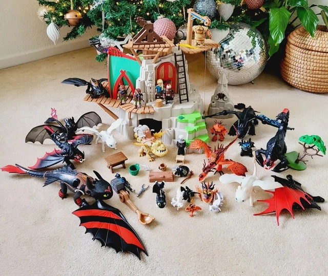 PLAYMOBIL HOW TO Train Your Dragon 9243 Berk Island avec figurines et
