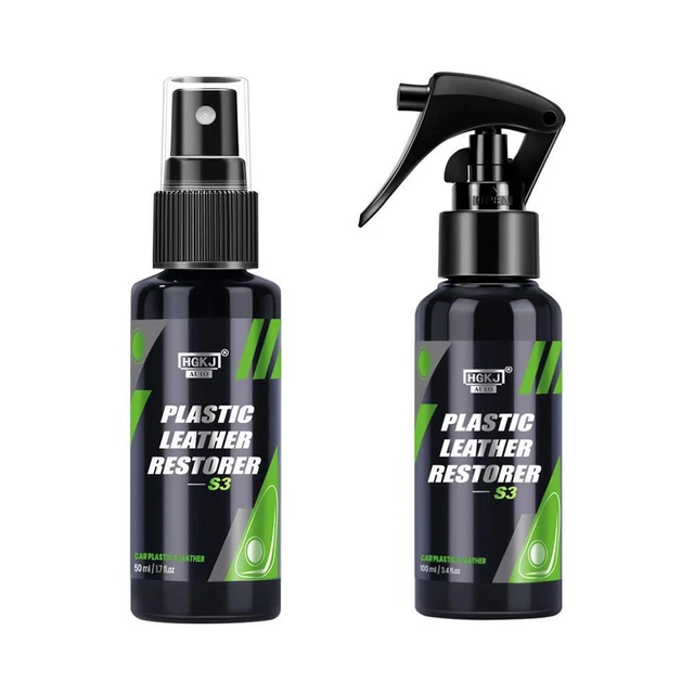 Pulitore sedile spray per auto in plastica e pelle 100 ml restauratore in pelle V3K3