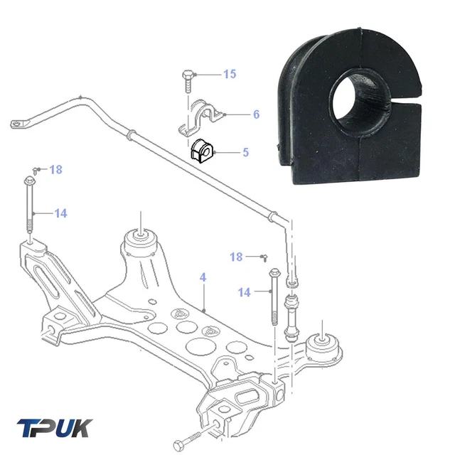 Kit Barre Anti-roulis Avant Pour Ford Mondeo MK4 (2007-2015) - Biellettes X2 - Neuf