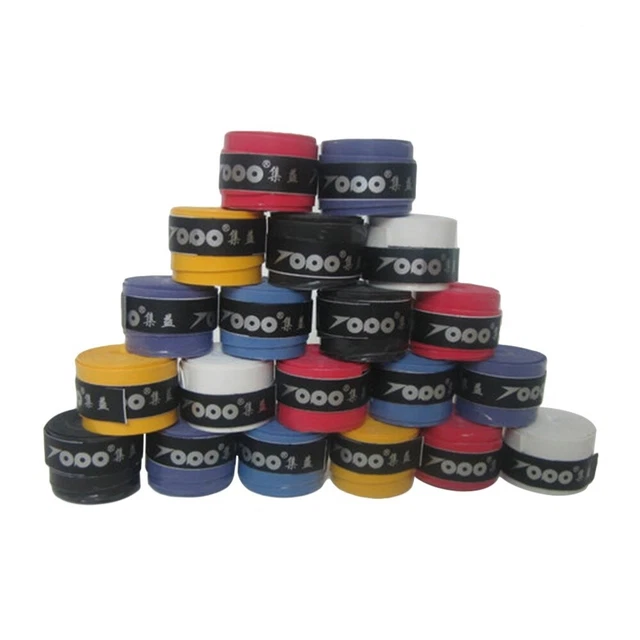 60 Pcs Tennis Tape Racket Wrapping Bands Bike Bar Wrap Badminton Racket Tennis
