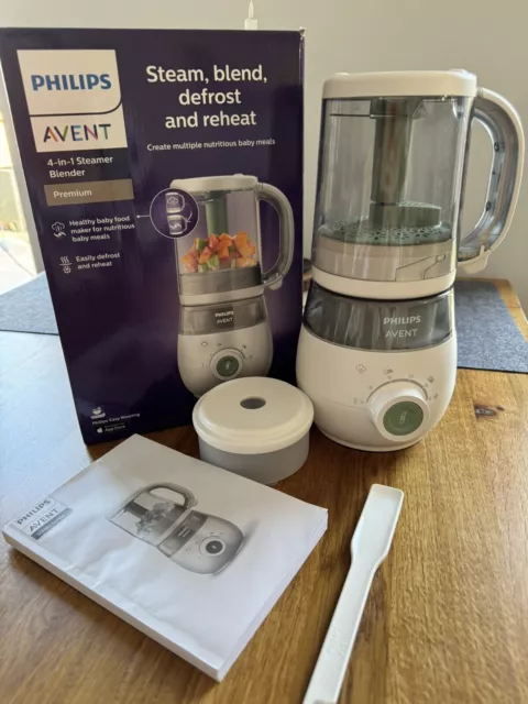 Philips AVENT 4-in-1-babynahrungszubereiter SCF885/01 salbeigrün TOP ZUSTAND