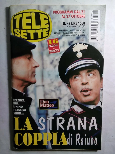 TELESETTE 43 2001 hill frassica don matteo colo volpe balzo