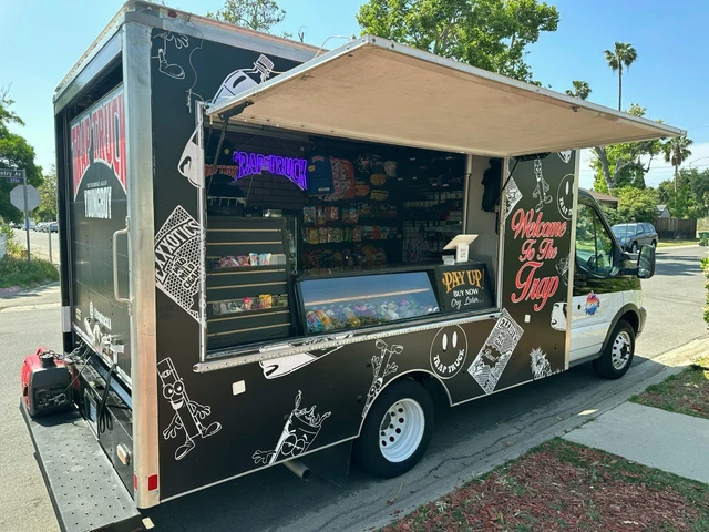 Turnkey Food Truck Business- Trap Truck LA 2018 Ford Transit 350 Supreme Box