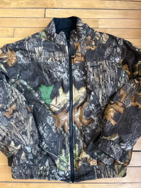 Gander Mountain Guide Series Camo Reversible Mossy Oak Break up  Jacket  Medium