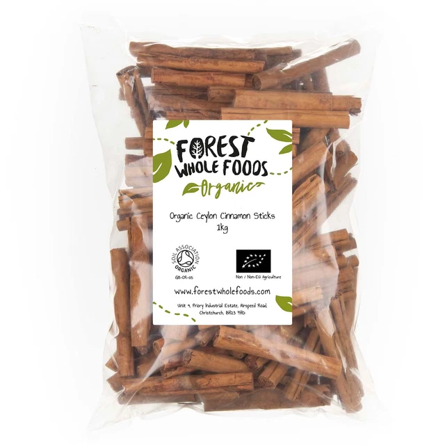 ORGANIC CEYLON CINNAMON Sticks (Quills) 34" Forest Whole Foods £9.99