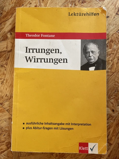 Lektürehilfen Irrungen, Wirrungen. (Lernmaterialien) von... | Buch | Zustand gut