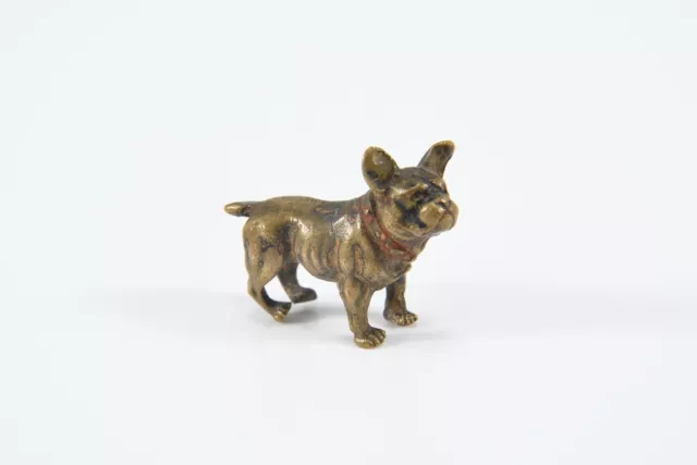 M55B24- Wiener Bronze(?) Figur, frz. Dogge