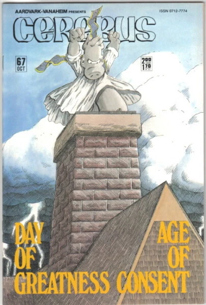 Cerebus the Aardvark Comic Book #67 AV 1984 VERY FINE+ NEW UNREAD