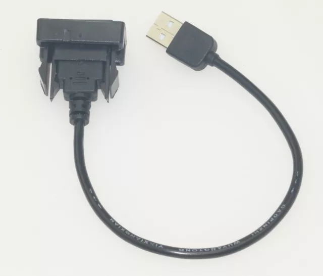 USB 2.0 Male to USB 2.0 Female AUX Dashboard Mount Car Mount