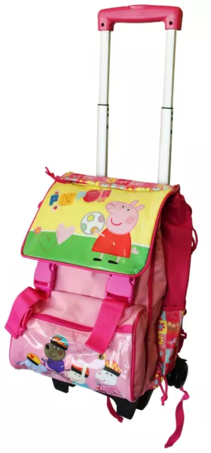 Casinha Da Peppa Pig Mobiliada Em Madeira Mdf C/ Móveis 41cm - R$ 298,53