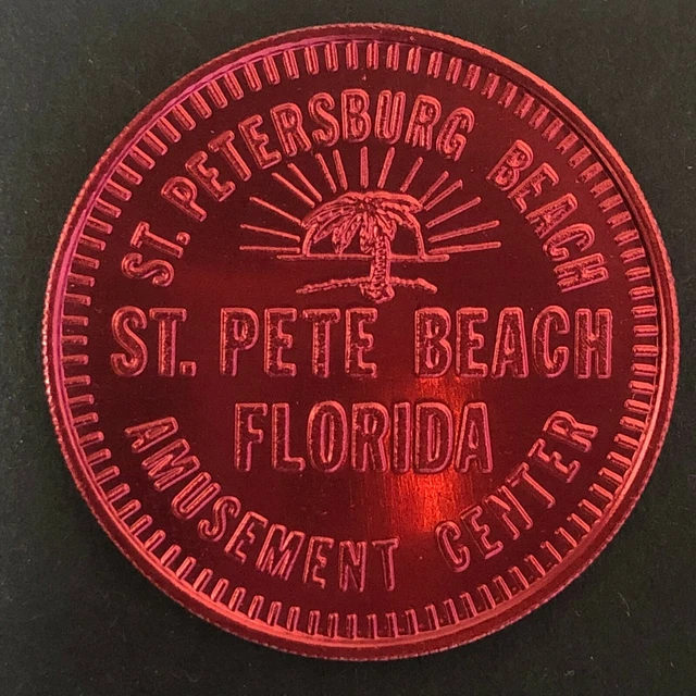 SCARCE C1980'S ALUMINUM St. Pete Amusement Center G/F Bumper Car Ride