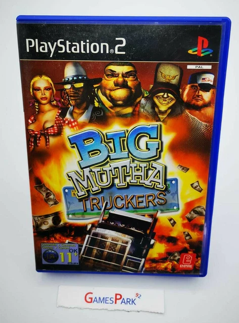 BIG MUTHA TRUCKERS PS2 PLAYSTATION 2 GIOCO USATO PER Italiano PAL DI CORSE X DA