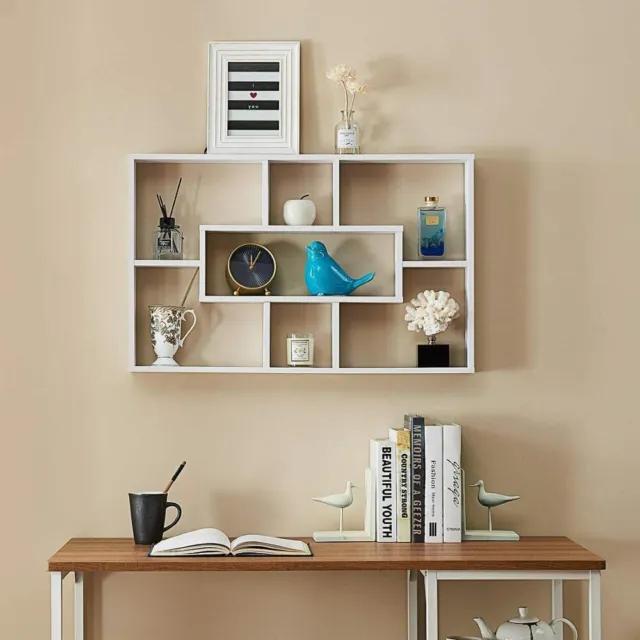 Stylish Space Saving Floating Wall Shelves Bookshelf Storage Unit Display Shelf 3