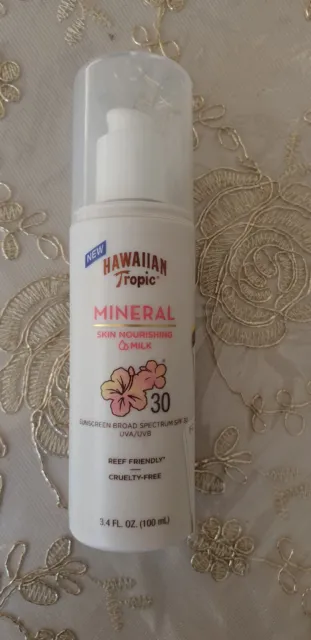 Hawaiian Tropic Mineral Skin Nourishing Milk Sunscreen SPF30 (3.4fl/100ml)