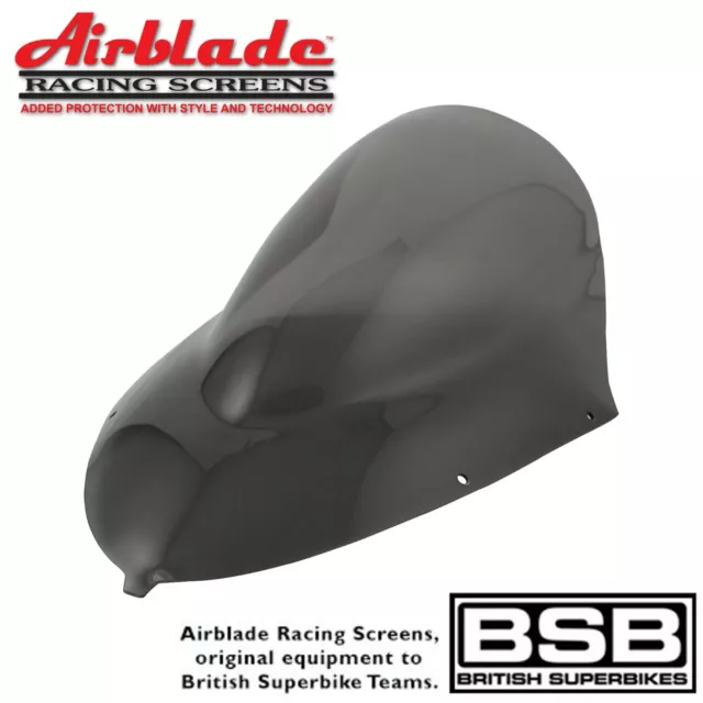 Airblade Race Screen To Fit Kawasaki ER6-F 2006-2008 Light Smoke Double Bubble