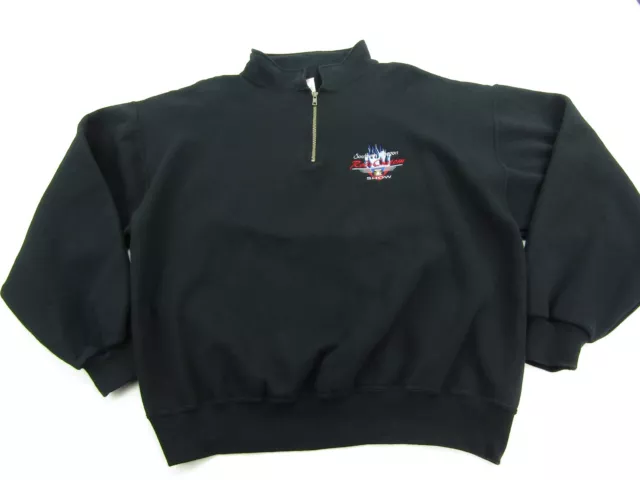 SOUTHERN OREGON ROD & Custom Show Sweatshirt Mens XL Jerzees LS 1/4 Zip ...