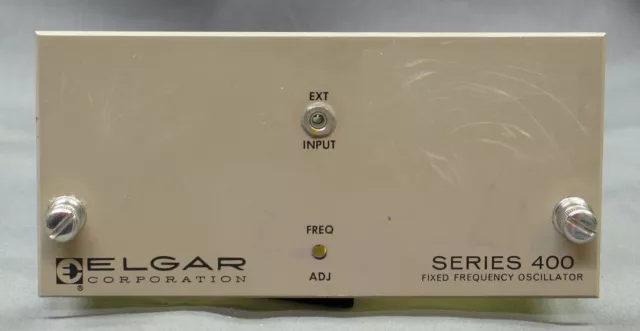 Elgar 400 Fixed Frequency Oscillator Module plugin, 441-.1 400Hz, tested good