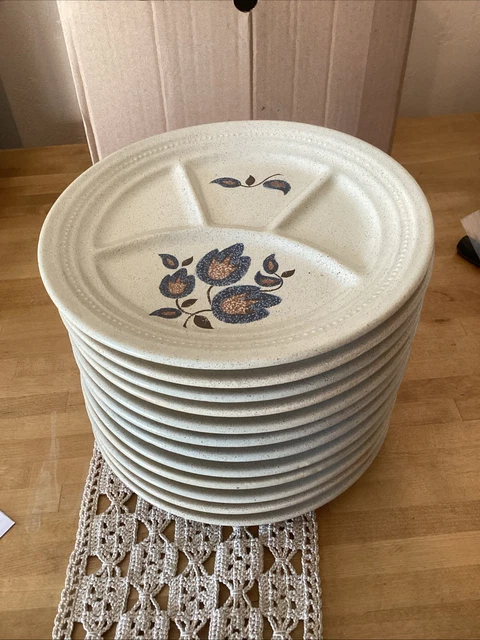 Lot De 3 Assiettes à Fondue Bourguignonne Bali - Faïence De St Amand, Modèle Bali, Blanc