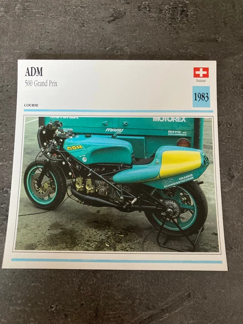 MOTO GUZZI 500 Superalce 1946 carte moto de collection Atlas Italie EUR