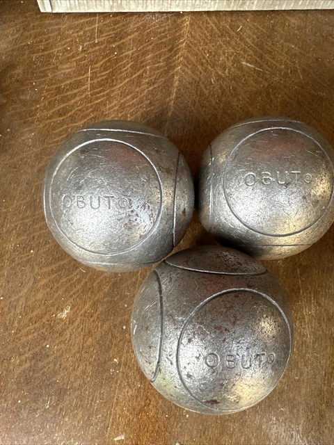 3 Boules De Pétanque Triplette OBUT MATCH 110 730