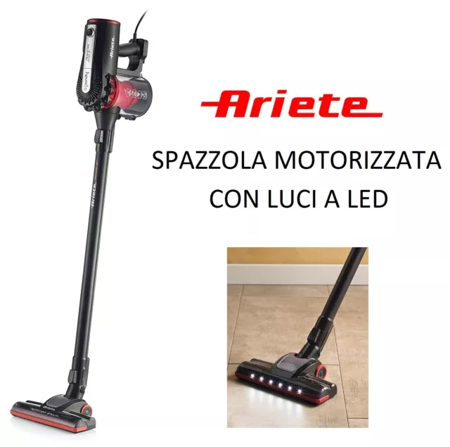 SCOPA ELETTRICA CICLONICA 600 W A+ Ariete 2759 Spazzola Motorizzata Led Con  Filo EUR 81,00 - PicClick IT