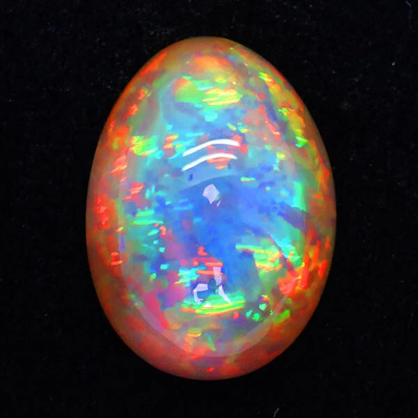 Naturel Rose Opale 35.70 CT Ovale Welo non Traité Australien
