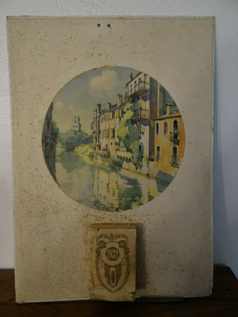 Ancien Calendrier Publicitaire 1928 - Assurances Vie L'URBAINE, Vintage, Complet