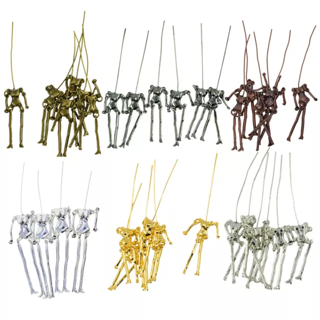 34 Teile/Set Schmuckherstellung Charms Menschliches Skelett Körper Anhänger