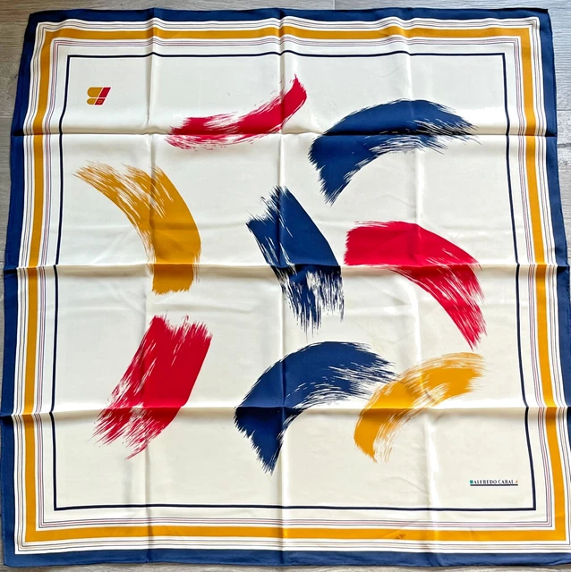 Foulard En Soie AIRBUS Industrie Par François De Reix - Multicouleur - Occasion Très Bon état