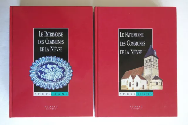 Le Patrimoine des Communes de la Nièvre - 2 Tomes - Éditions Flohic 1999 TBE