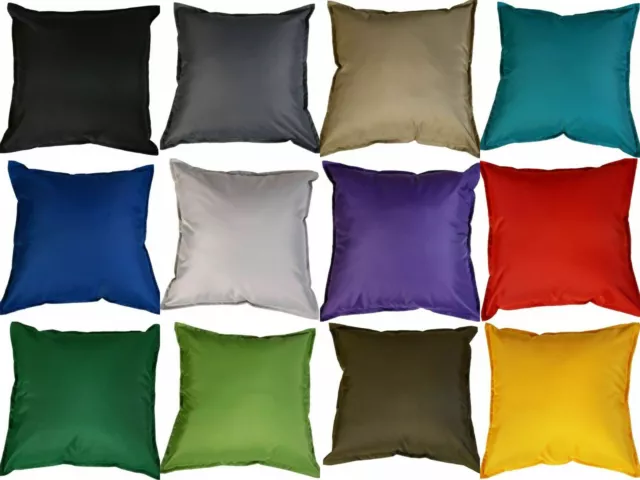 Waterproof Garden Cushion Covers Outdoor Indoor Luxury Cushion Covers 18" & 24"