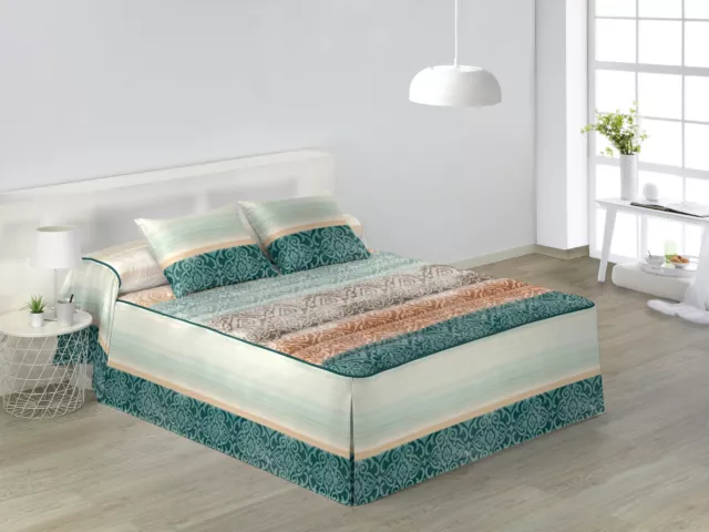 #edredon de #invierno con volante cama de 150  JVR 120 90 105 135 180 160 80