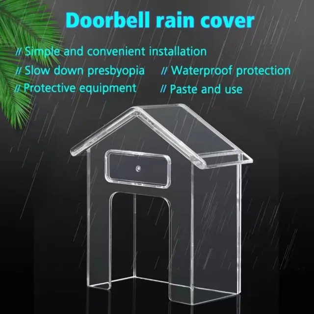 Campanello trasparente copertura impermeabile interruttore copertura pioggia impermeabile splash box