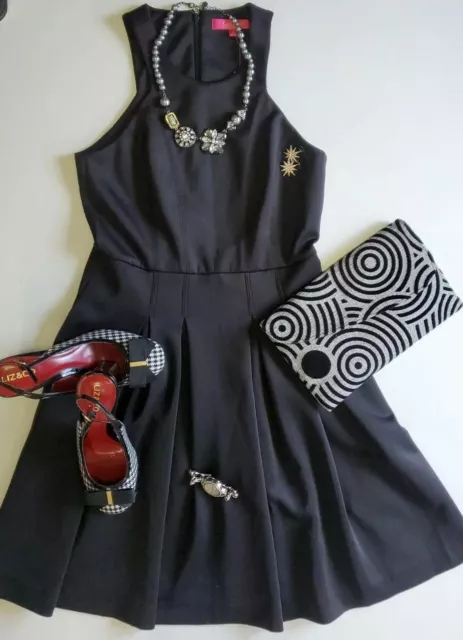 catherine malandrino Sleeveless dress Black/size 2 ( Used ) for women's