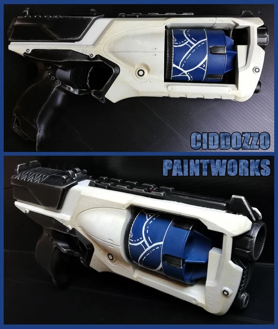 Nerf Strongarm Personnalisé - Custom Paint 'Last Wish' - Idéal Pour Cosplay, Larp Ou GN
