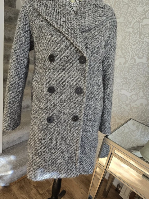 Jigsaw tweed maxi coat on sale