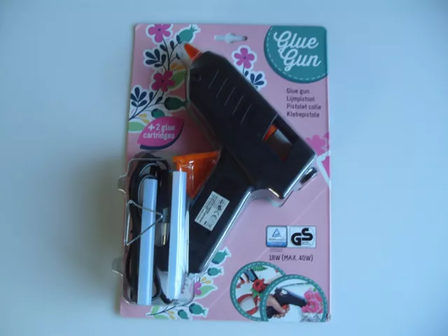 Pistolet à Colle Chaude + 2x Leimpatronen Glue Gun À 40W Neuf Emballage