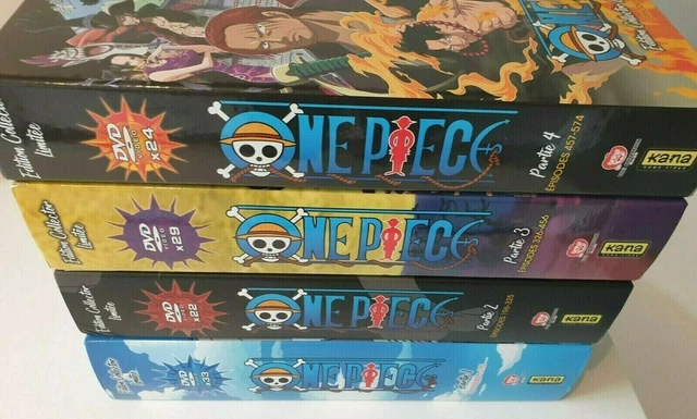 COFFRET DVD ONE PIECE / edition collector limitée FR / Partie 1 à 4
