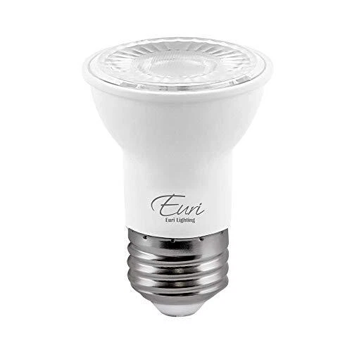 Euri Lighting EP16-7W4020ew Dimmable LED PAR16 E26 Base, 7W (50W Equiv.) 500lm