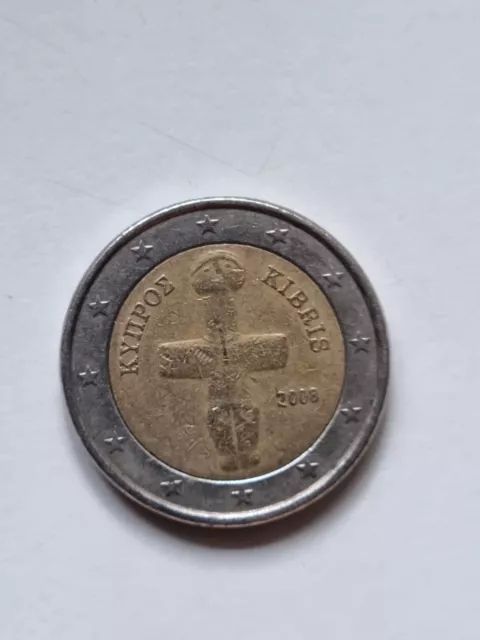 2 Euro Münze Zypern 2008 Kibris * seltene Sammlerünze *