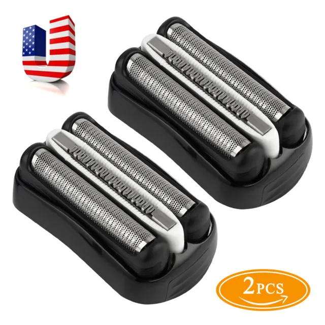 For Braun Series 3 32B 340 320 310 Shaver Replacement Foil Razor Head Cutter 2pc